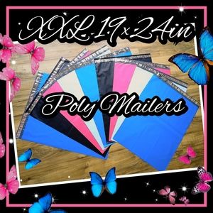 Poly Mailers XXL 19x24" assorted colored